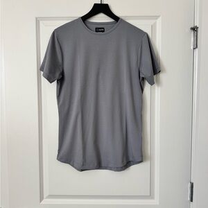 Cuts Gray Short Sleeve Tee